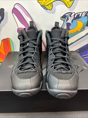 Brand New With BOX! Nike Little Posite One GS “Anthracite “ 2023.